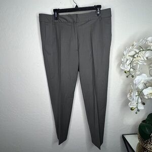 ELIZABETH AND JAMES Wool Straight Pants In Grey 8